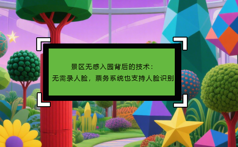 景区无感入园背后的技术：无需录人脸，票务系统也支持人脸识别