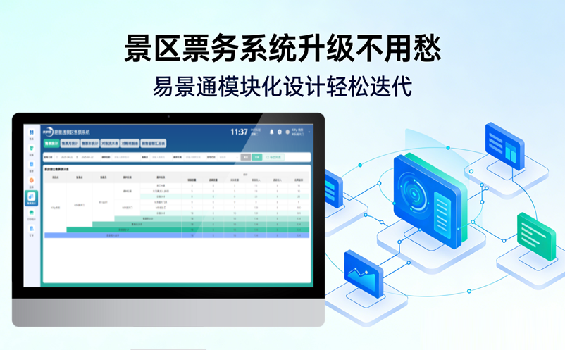 景区票务系统升级不用愁，恒盛模块化设计轻松迭代